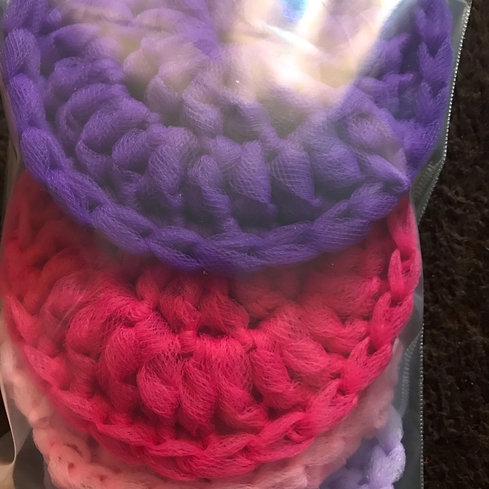 Crochet Dish-Pan-Skin Exfoliating Scrubbies - Picture 4 of 8